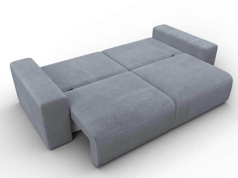 Диван прямой Лига-036 НПБ Классик, Велюр, TOWER 10 серый