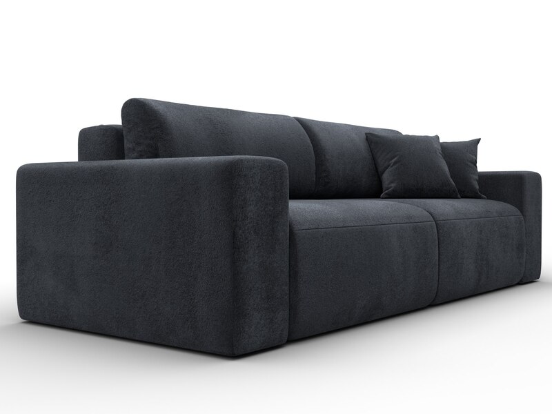 Диван прямой Лига-036 НПБ Классик, Велюр, TOWER 11 темно-серый