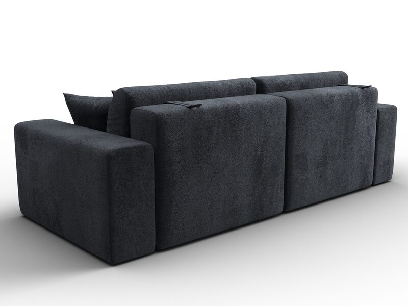 Диван прямой Лига-036 НПБ Классик, Велюр, TOWER 11 темно-серый