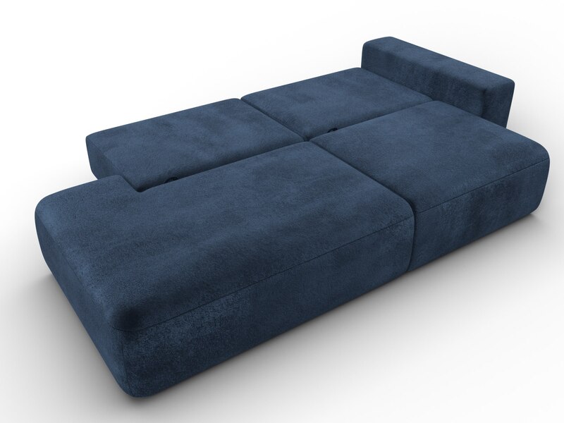 Диван прямой Лига-036 НПБ Модерн подлокотник справа, Велюр, TOWER 13 синий