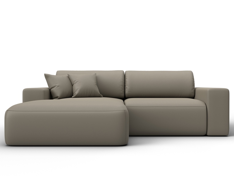 Диван угловой Лига-036 НПБ Классик левый угол, Экокожа, GRIFON 04 бежевый