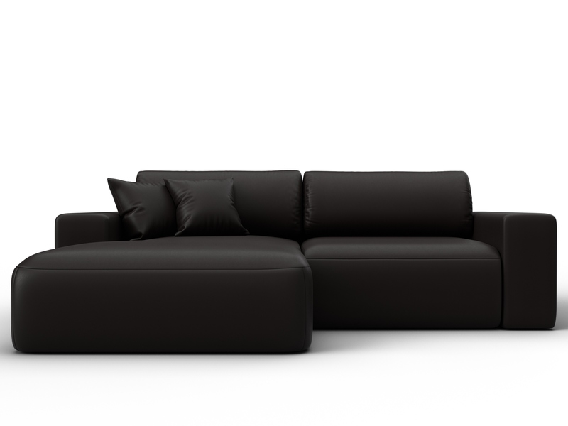 Диван угловой Лига-036 НПБ Классик левый угол, Экокожа, GRIFON 12 коричневый