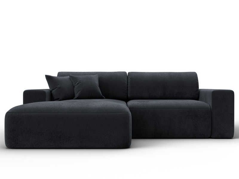 Диван угловой Лига-036 НПБ Классик левый угол, Велюр, TOWER 11 темно-серый