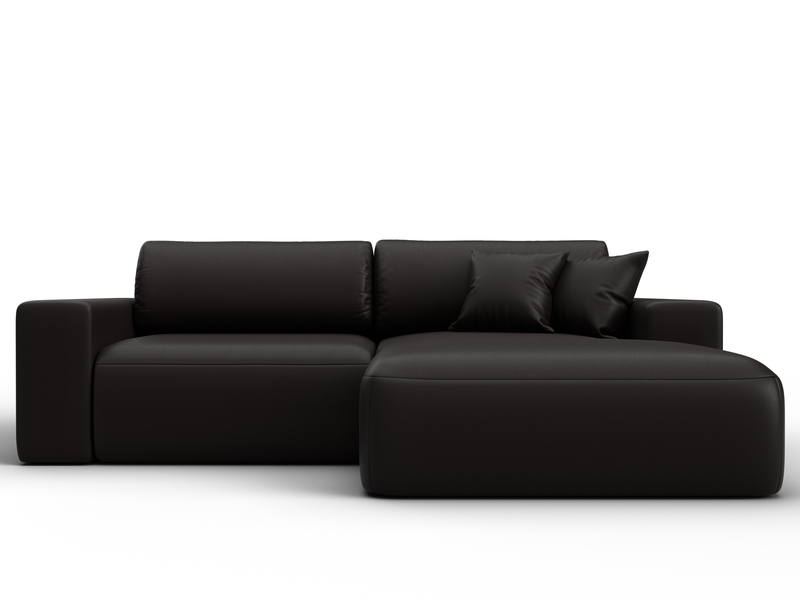 Диван угловой Лига-036 НПБ Классик правый угол, Экокожа, GRIFON 12 коричневый