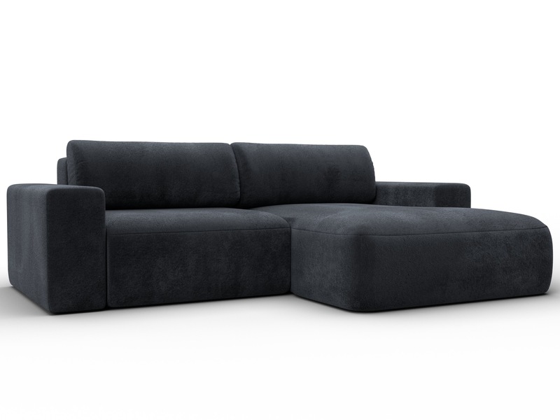 Диван угловой Лига-036 НПБ Классик правый угол, Велюр, TOWER 11 темно-серый