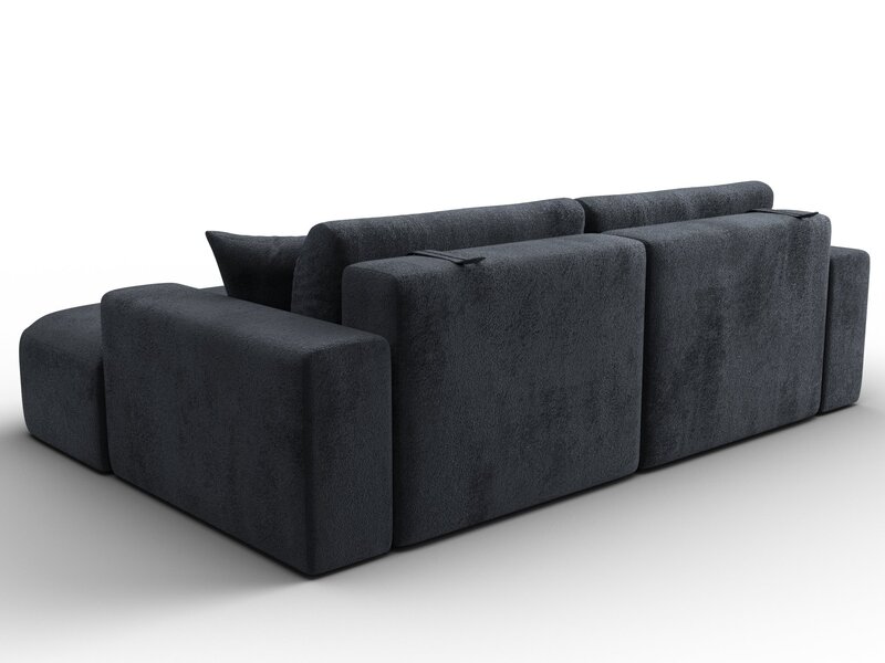 Диван угловой Лига-036 НПБ Классик правый угол, Велюр, TOWER 11 темно-серый