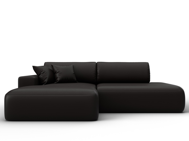 Диван угловой Лига-036 НПБ Модерн левый угол, Экокожа, GRIFON 12 коричневый