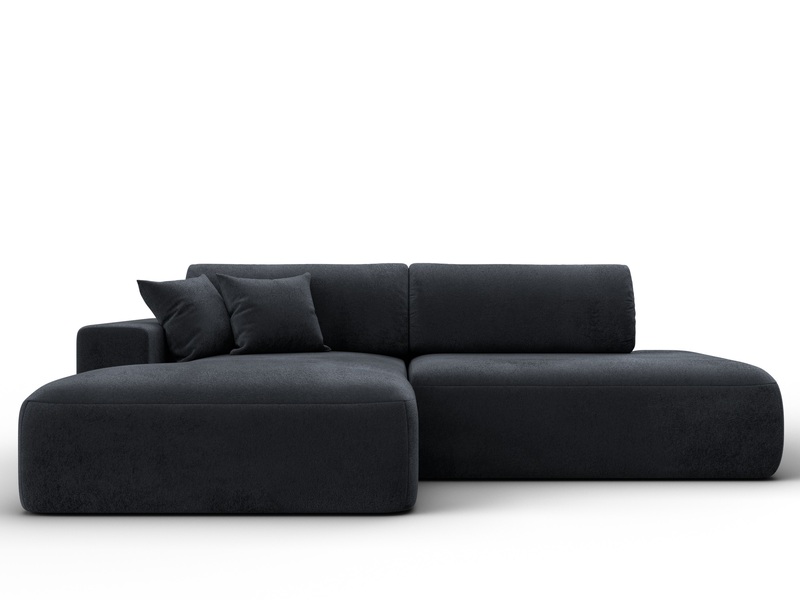 Диван угловой Лига-036 НПБ Модерн левый угол, Велюр, TOWER 11 темно-серый