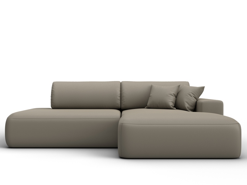 Диван угловой Лига-036 НПБ Модерн правый угол, Экокожа, GRIFON 04 бежевый