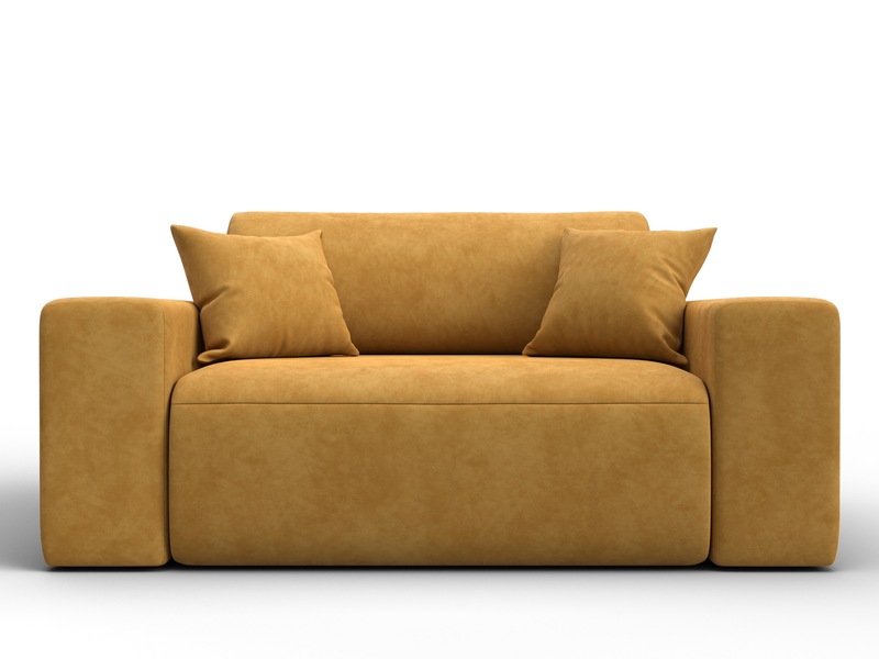 Кресло Лига-036 НПБ, Велюр, BRUT 10 желтый