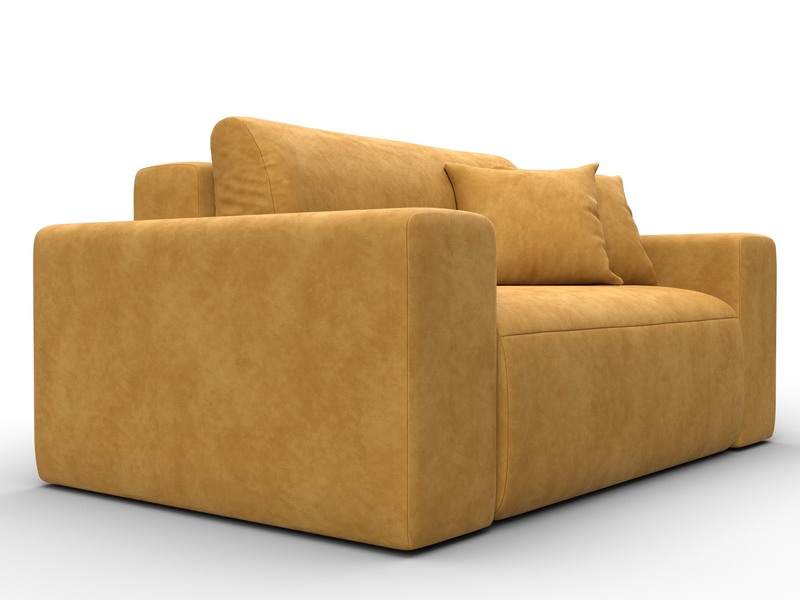 Кресло Лига-036 НПБ, Велюр, BRUT 10 желтый