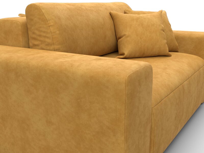 Кресло Лига-036 НПБ, Велюр, BRUT 10 желтый