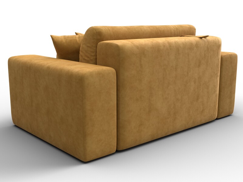 Кресло Лига-036 НПБ, Велюр, BRUT 10 желтый