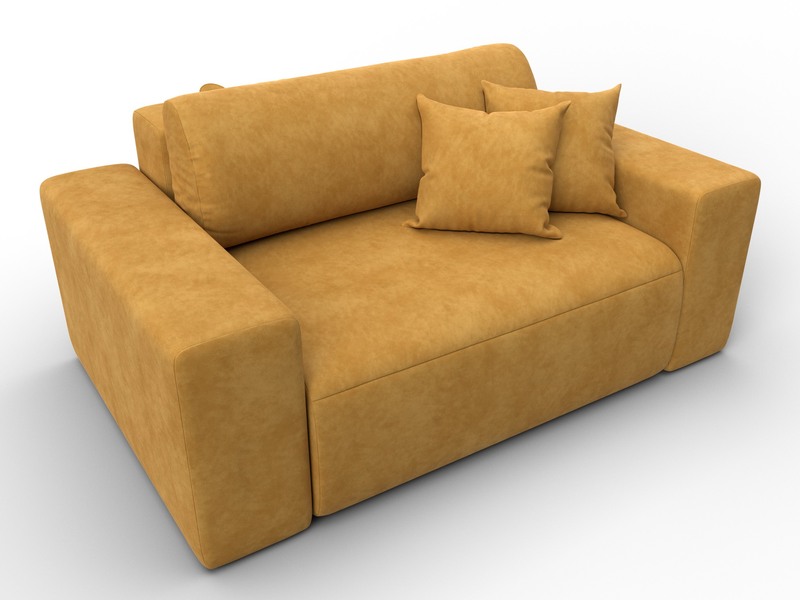 Кресло Лига-036 НПБ, Велюр, BRUT 10 желтый