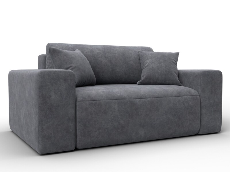 Кресло Лига-036 НПБ, Велюр, BRUT 16 темно-серый