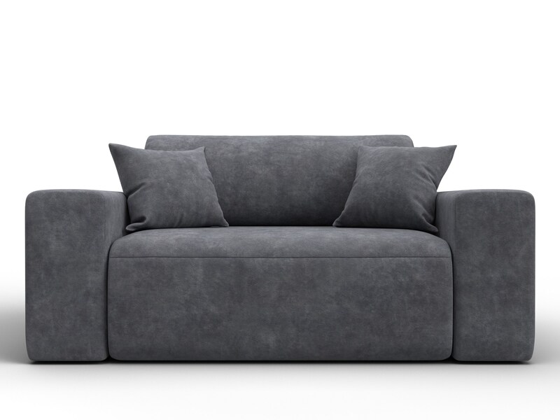 Кресло Лига-036 НПБ, Велюр, BRUT 16 темно-серый