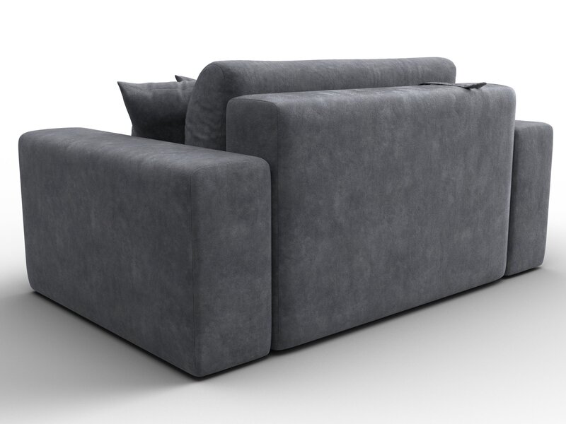 Кресло Лига-036 НПБ, Велюр, BRUT 16 темно-серый