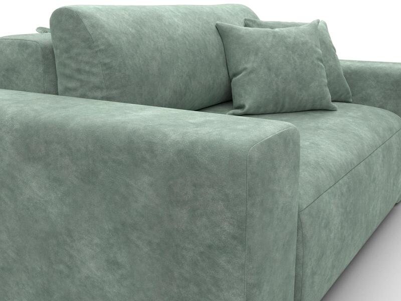 Кресло Лига-036 НПБ, Велюр, BRUT 08 зеленый