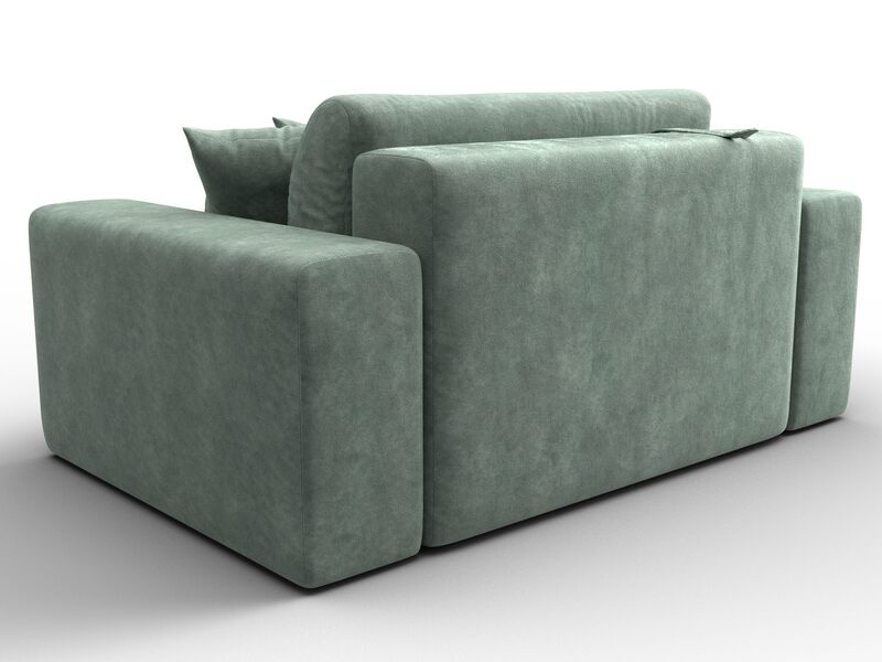 Кресло Лига-036 НПБ, Велюр, BRUT 08 зеленый