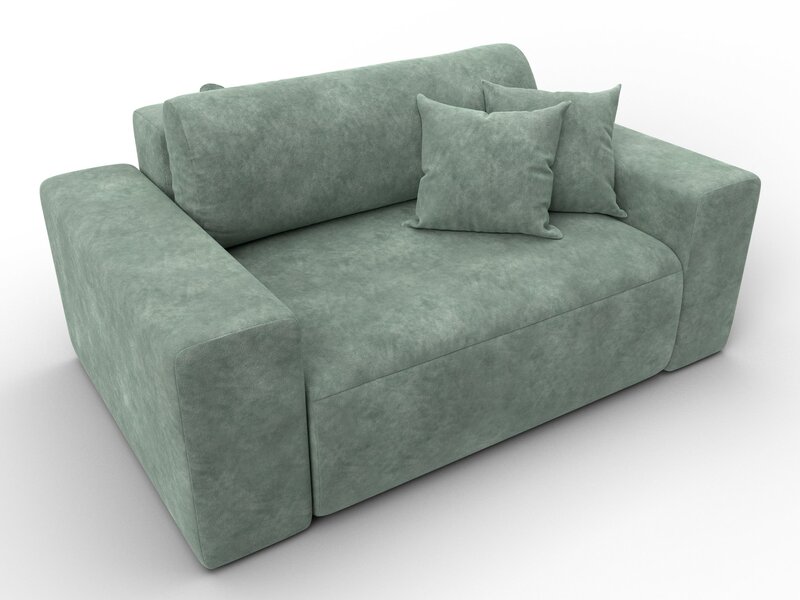 Кресло Лига-036 НПБ, Велюр, BRUT 08 зеленый