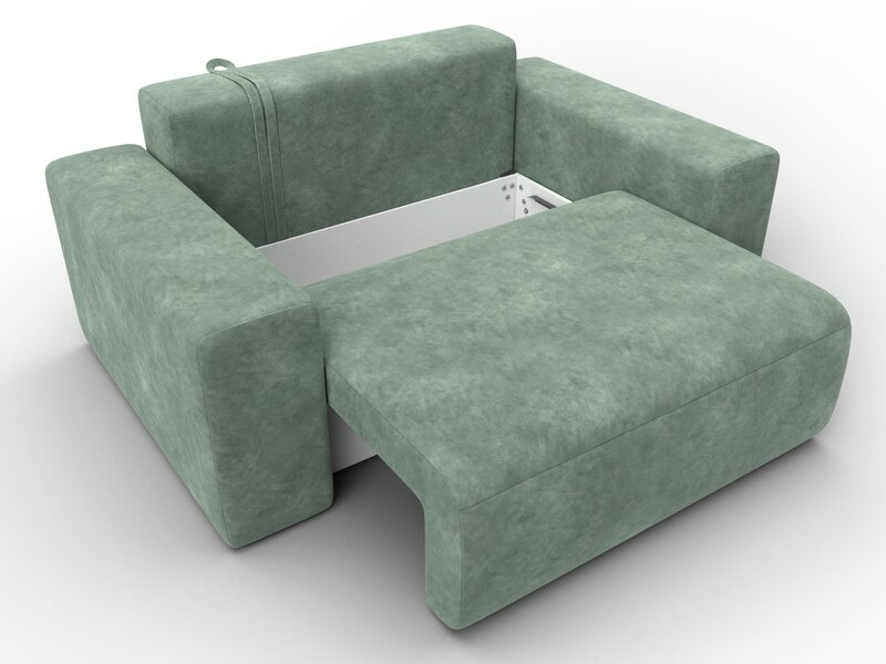 Кресло Лига-036 НПБ, Велюр, BRUT 08 зеленый