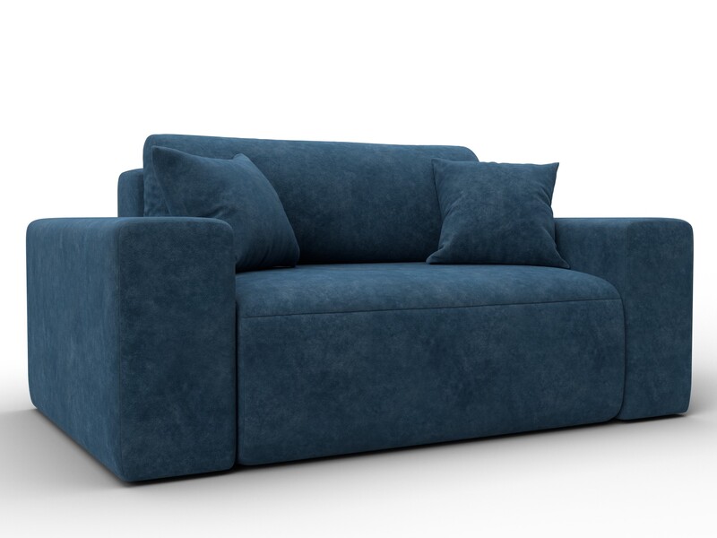 Кресло Лига-036 НПБ, Велюр, BRUT 11 синий