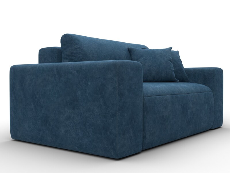 Кресло Лига-036 НПБ, Велюр, BRUT 11 синий