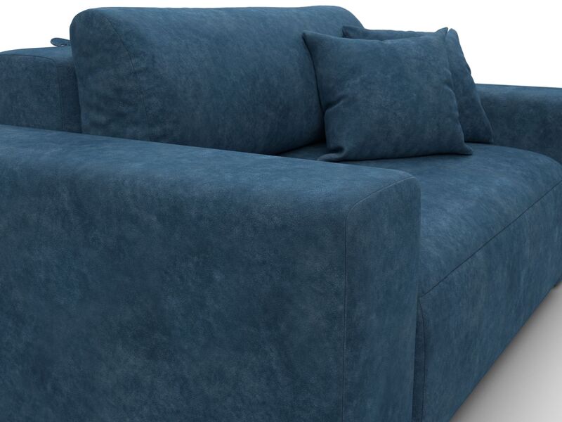 Кресло Лига-036 НПБ, Велюр, BRUT 11 синий