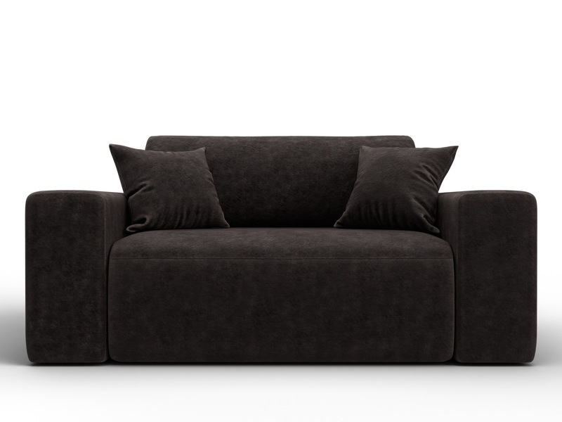 Кресло Лига-036 НПБ, Велюр, BRUT 17 коричневый