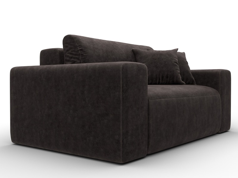 Кресло Лига-036 НПБ, Велюр, BRUT 17 коричневый