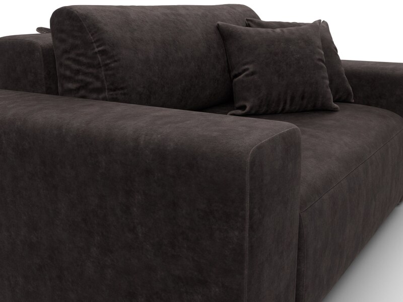 Кресло Лига-036 НПБ, Велюр, BRUT 17 коричневый