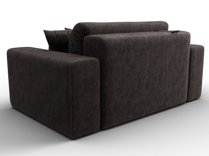 Кресло Лига-036 НПБ, Велюр, BRUT 17 коричневый