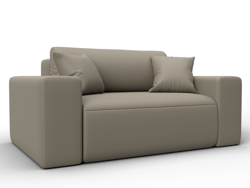 Кресло Лига-036 НПБ, Экокожа, GRIFON 04 бежевый