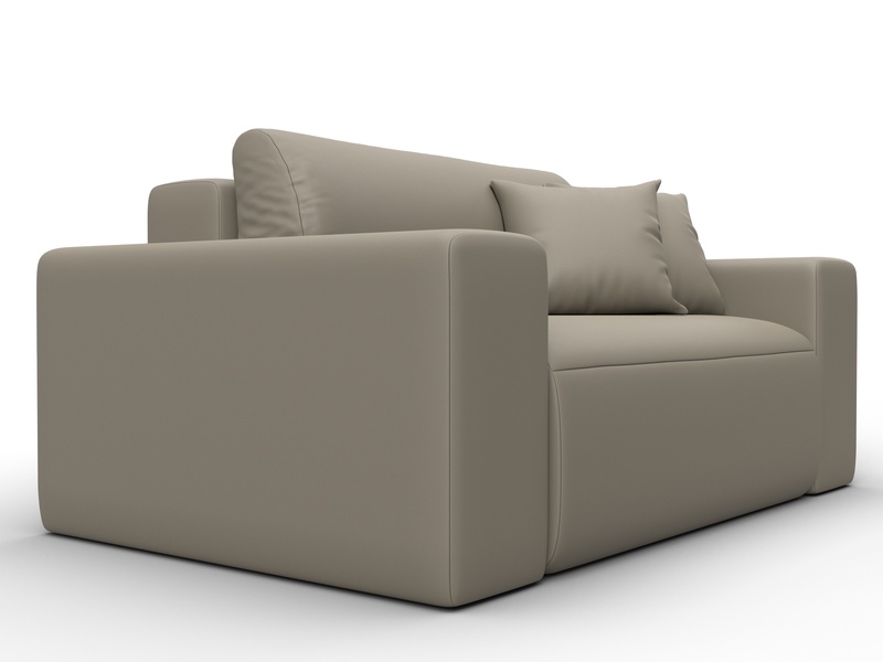 Кресло Лига-036 НПБ, Экокожа, GRIFON 04 бежевый