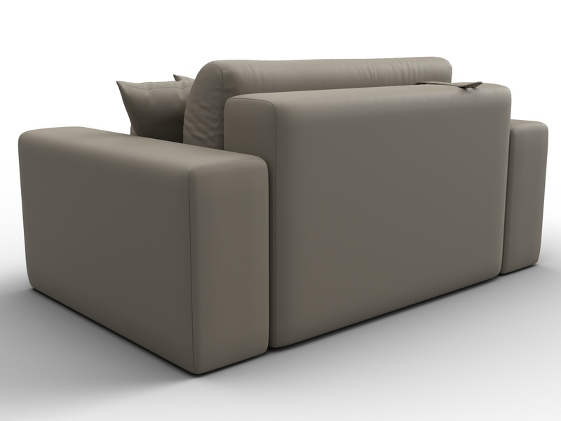 Кресло Лига-036 НПБ, Экокожа, GRIFON 04 бежевый