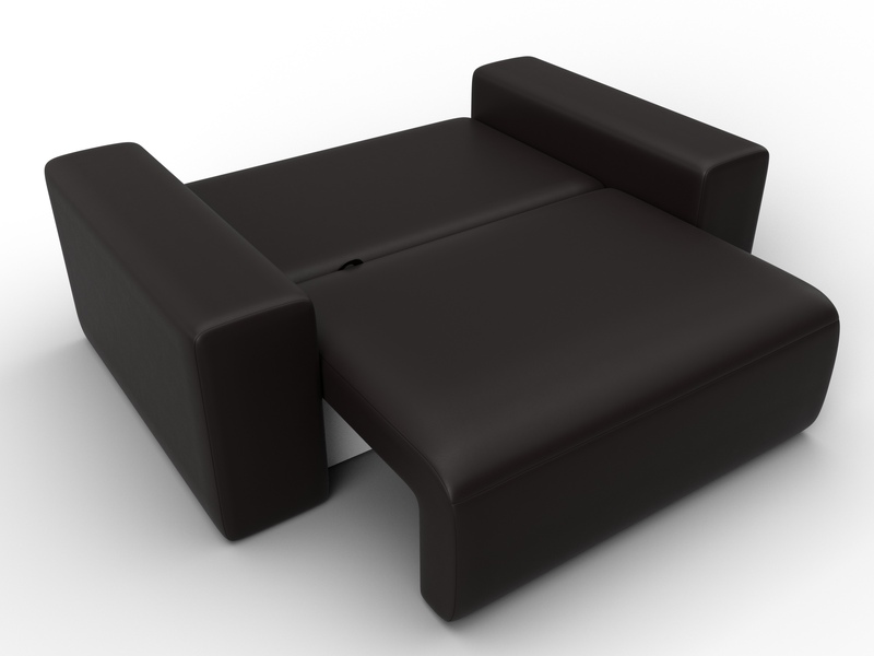 Кресло Лига-036 НПБ, Экокожа, GRIFON 12 коричневый