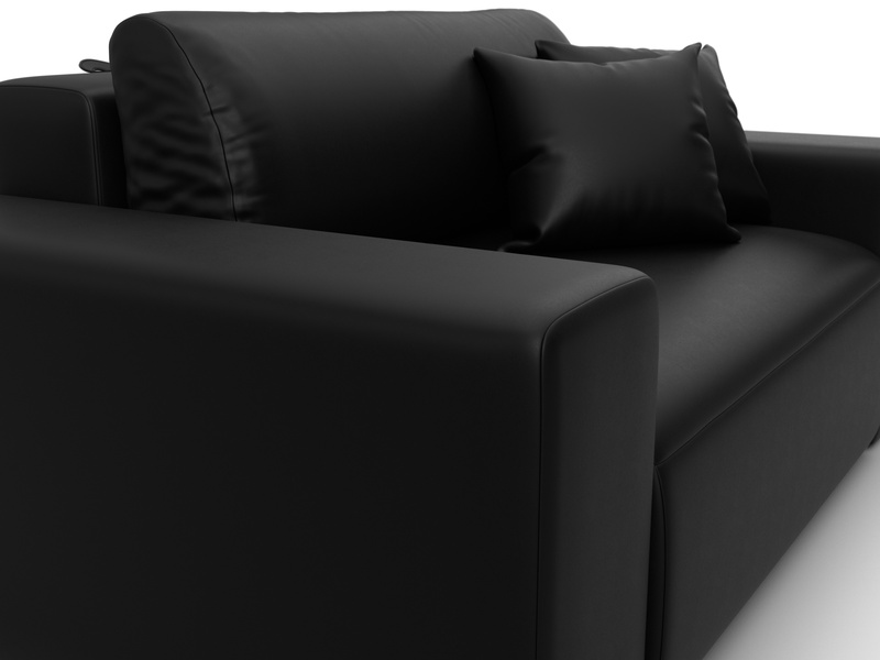 Кресло Лига-036 НПБ, Экокожа, GRIFON 18 черный