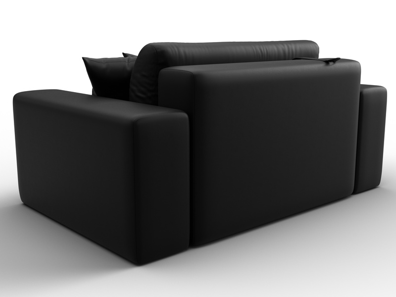 Кресло Лига-036 НПБ, Экокожа, GRIFON 18 черный