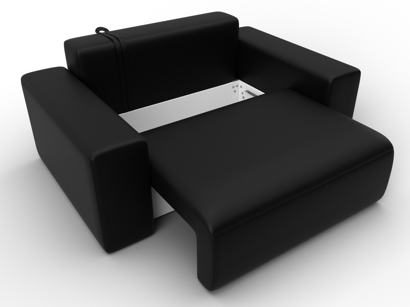 Кресло Лига-036 НПБ, Экокожа, GRIFON 18 черный