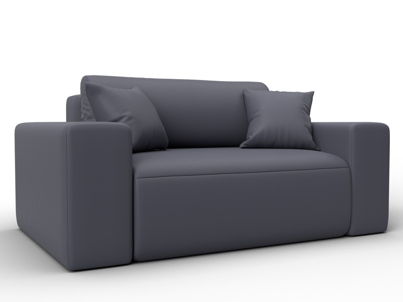 Кресло Лига-036 НПБ, Экокожа, GRIFON 15 серый