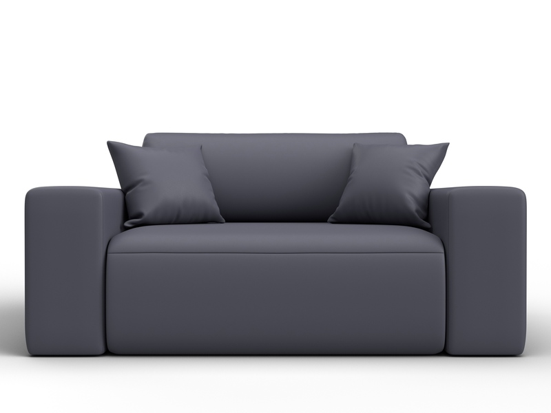 Кресло Лига-036 НПБ, Экокожа, GRIFON 15 серый