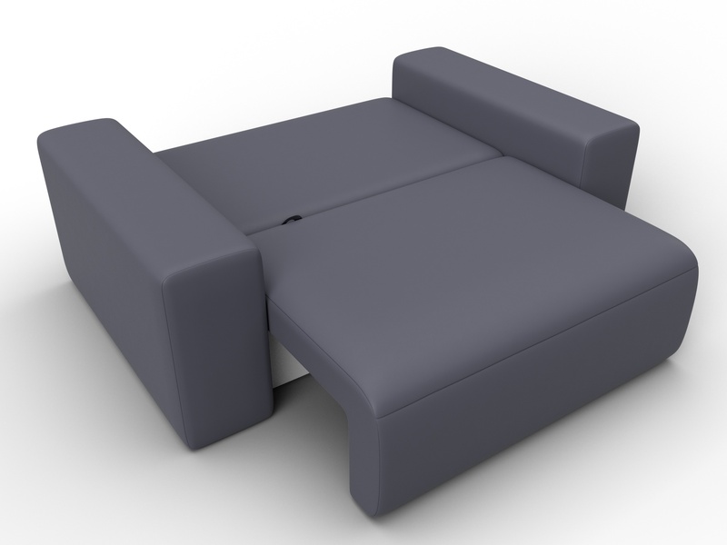 Кресло Лига-036 НПБ, Экокожа, GRIFON 15 серый