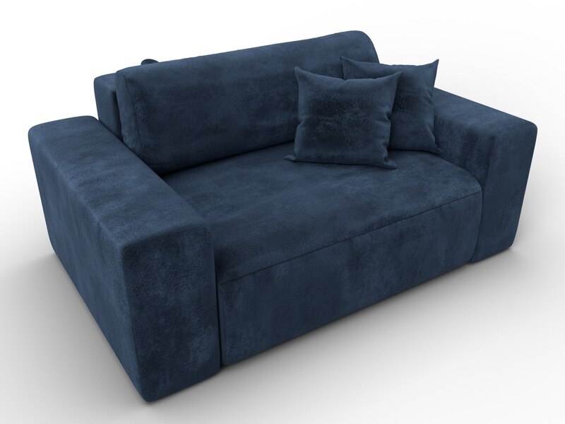 Кресло Лига-036 НПБ, Велюр, TOWER 13 синий