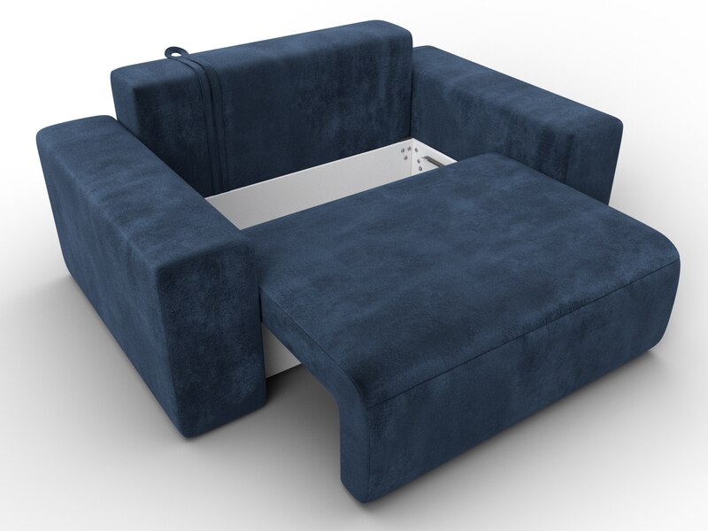 Кресло Лига-036 НПБ, Велюр, TOWER 13 синий