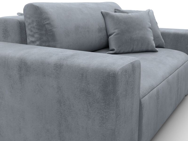 Кресло Лига-036 НПБ, Велюр, TOWER 10 серый