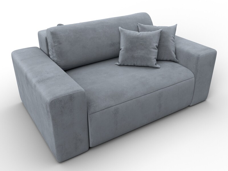 Кресло Лига-036 НПБ, Велюр, TOWER 10 серый