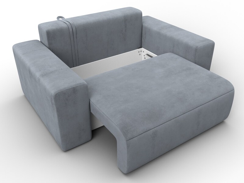 Кресло Лига-036 НПБ, Велюр, TOWER 10 серый