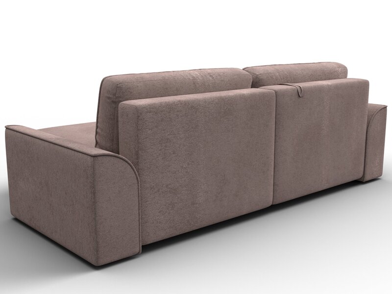 Диван угловой Лига-048 НПБ, Велюр, TOWER 05 бежевый