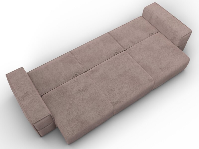 Диван прямой Лига-058 НПБ Лонг, Велюр, TOWER 05 бежевый