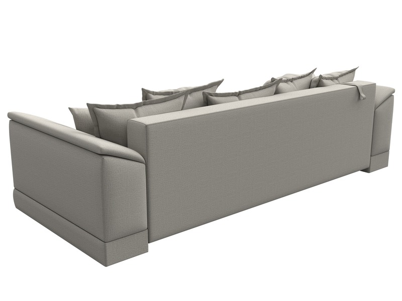 Диван прямой НордСтар НПБ, Рогожка, Амур 02 бежевый